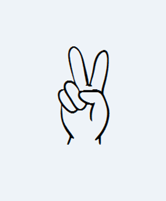 V em Língua de Sinais